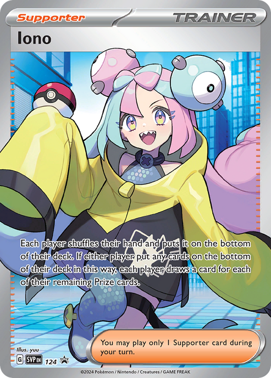 [ENG][NM] Karta Pokemon Iono 124 - SVP Black Star Promos