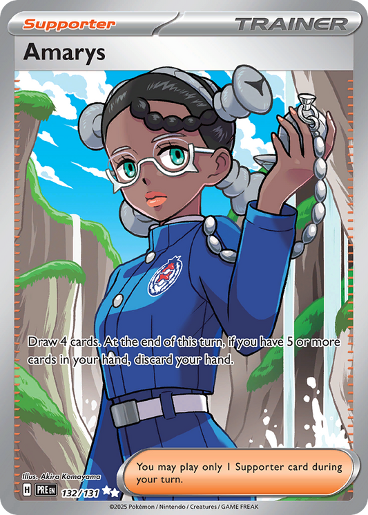 [ENG][NM] Karta Pokemon Amarys 132/131 - Prismatic Evolutions