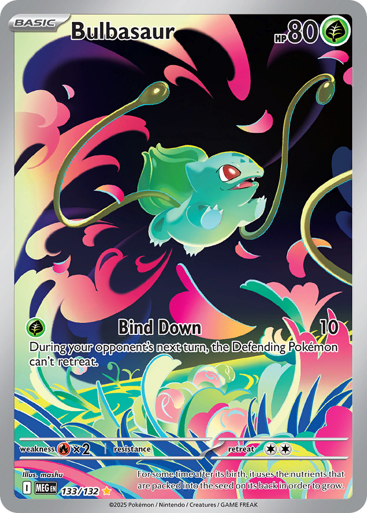 [ENG][NM] Karta Pokemon Bulbasaur 133/132 - Mega Evolution Base Set