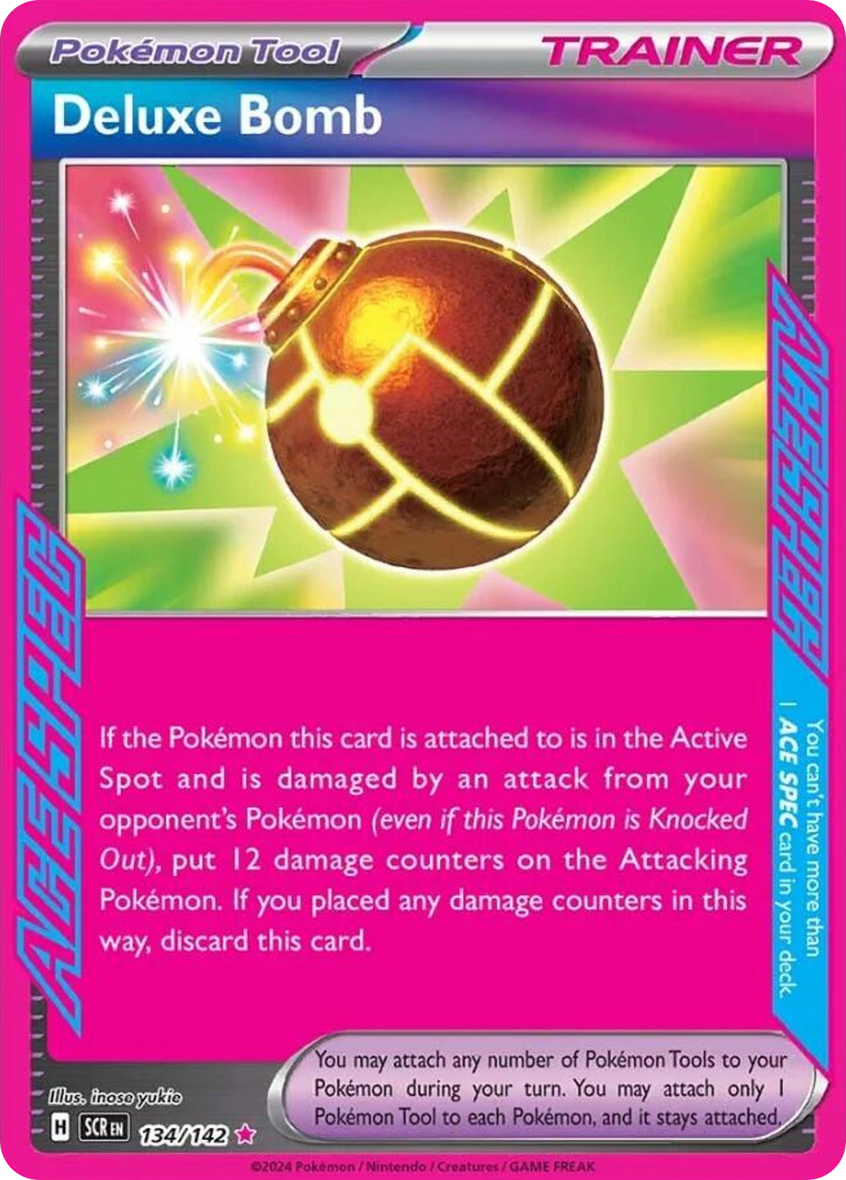 [ENG][NM] Karta Pokemon Deluxe Bomb 134/142 - Stellar Crown