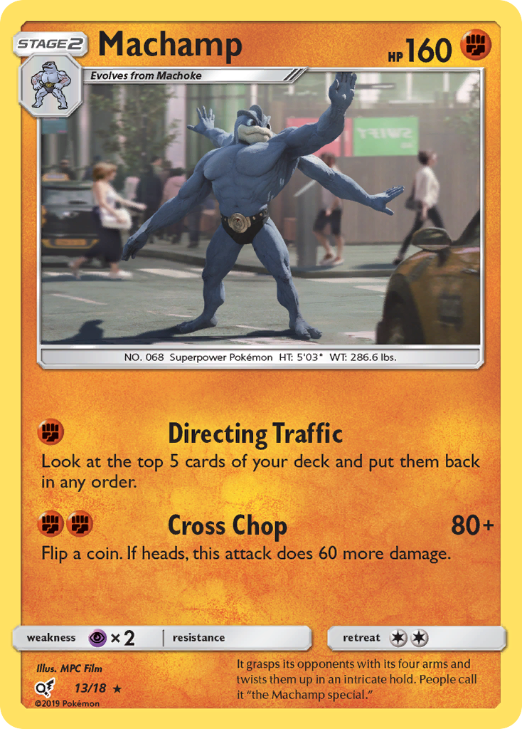 [ENG][NM] Karta Pokemon Machamp 13 - Detective Pikachu