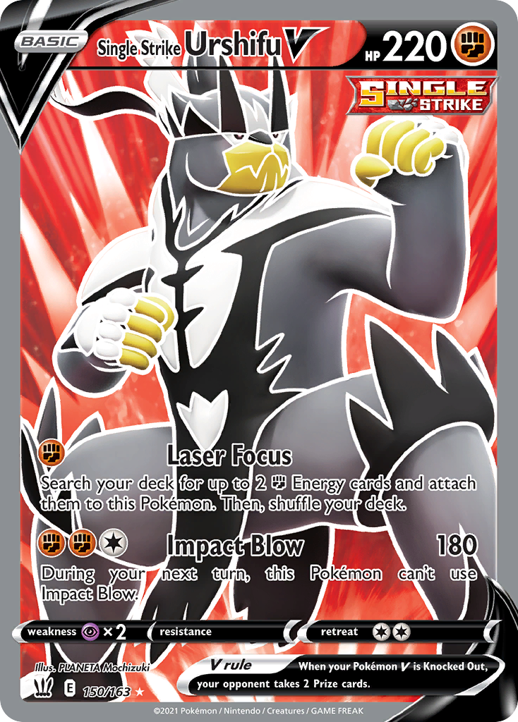 [ENG][NM] Karta Pokemon Single Strike Urshifu V 150 - Battle Styles