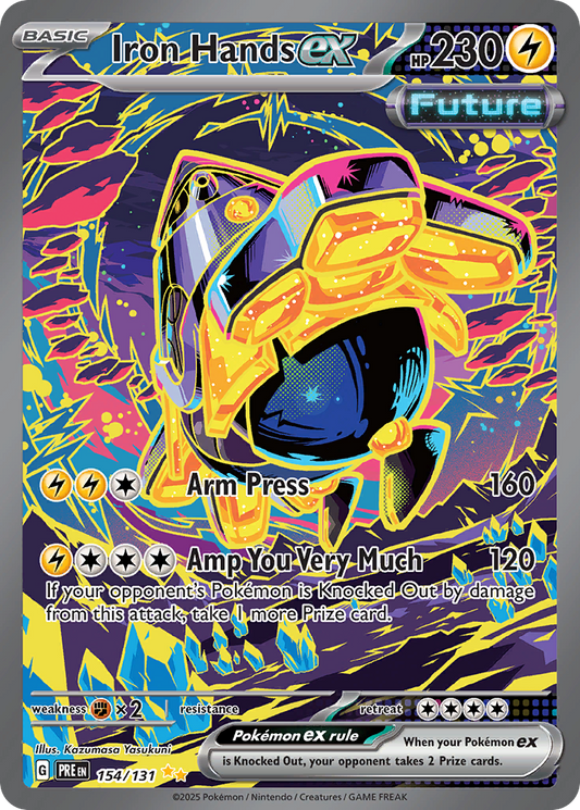 [ENG][NM] Karta Pokemon Iron Hands ex 154/131 - Prismatic Evolutions