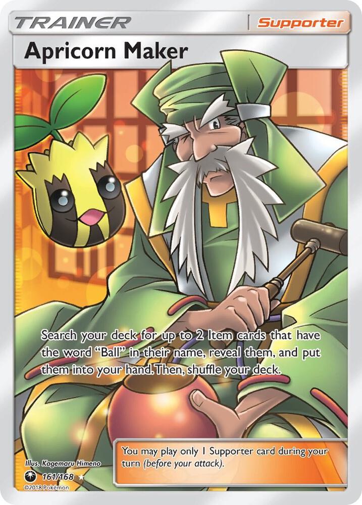 [ENG][NM] Karta Pokemon Apricorn Maker (Full Art) 161/168 - Celestial Storm