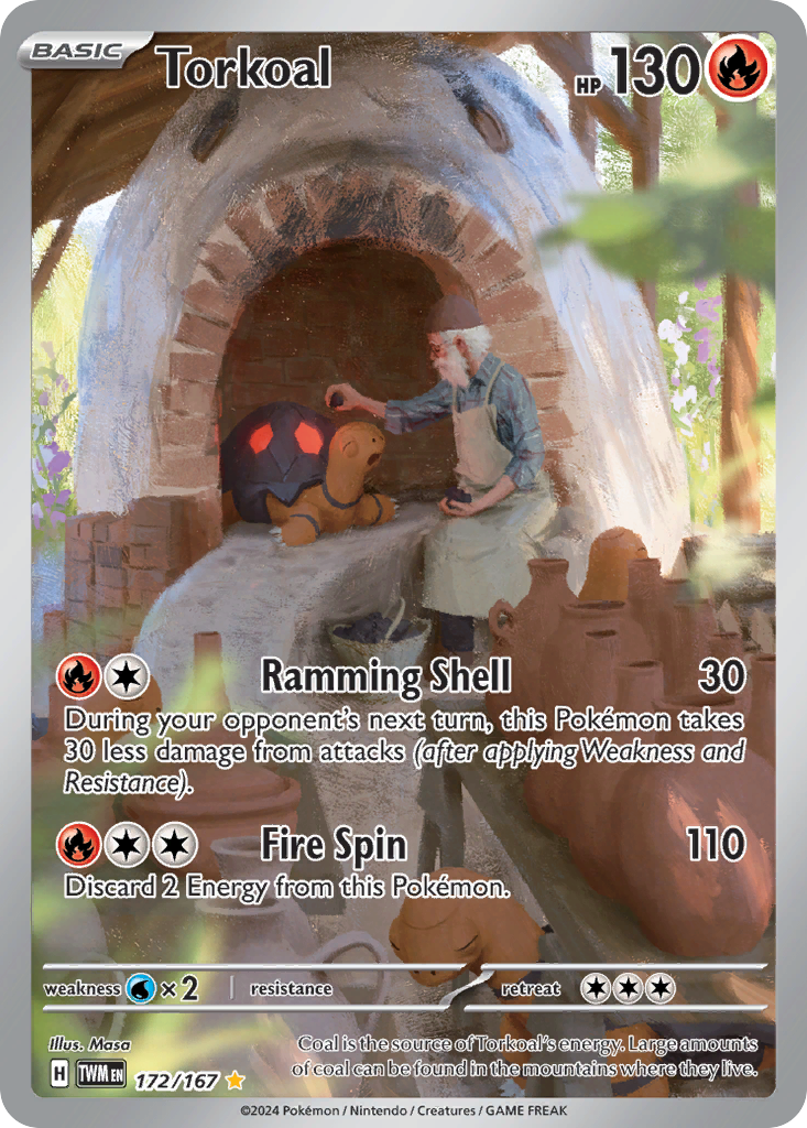 [ENG][NM] Karta Pokemon Torkoal 172/167 - Twilight Masquerade