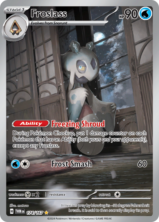 [ENG][NM] Karta Pokemon Froslass 174/167 - Twilight Masquerade