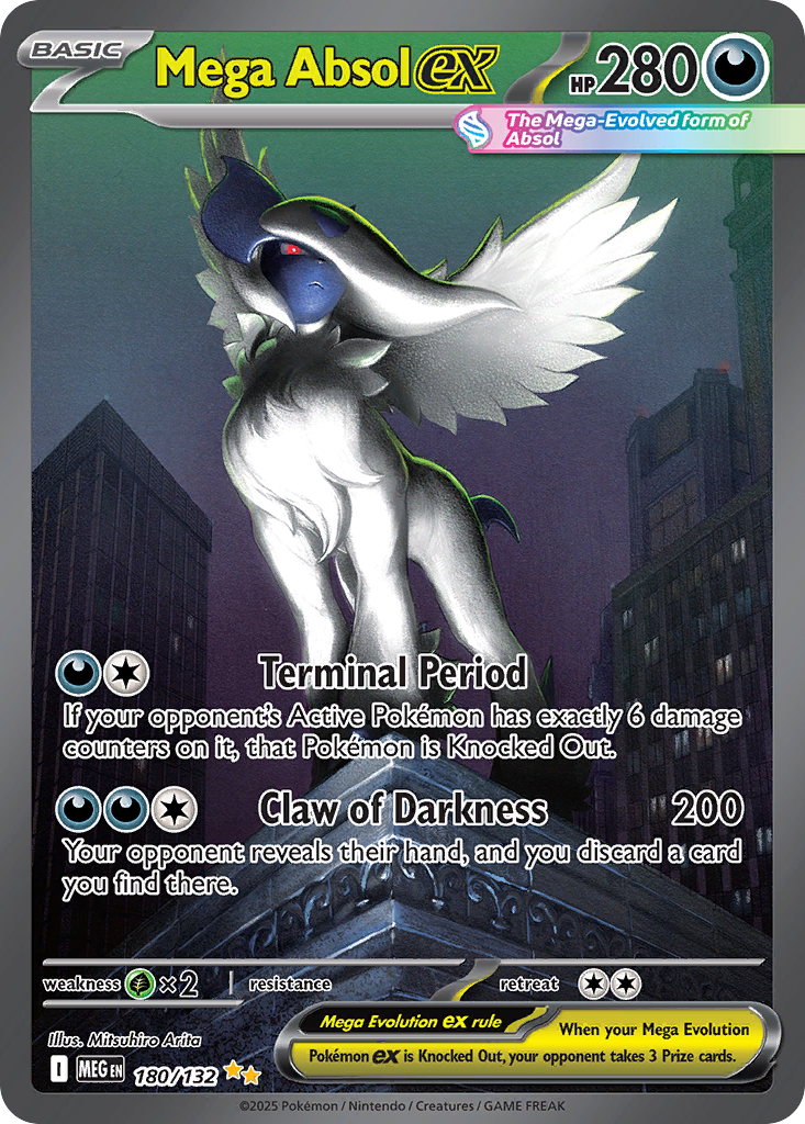 [ENG][NM] Karta Pokemon Mega Absol ex 180/132 - Mega Evolution Base Set