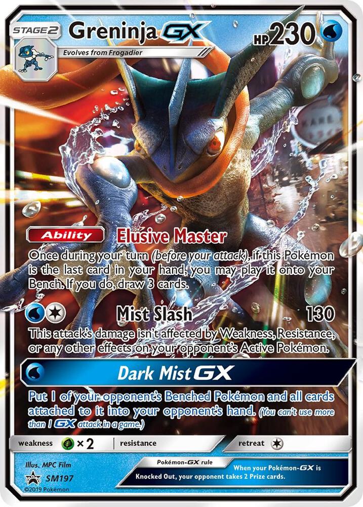 [ENG][NM] Karta Pokemon Greninja GX SM197 - SM Promos