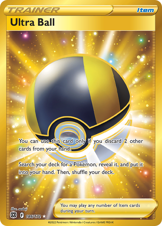 [ENG][NM] Karta Pokemon Ultra Ball 186/172 - Brilliant Stars