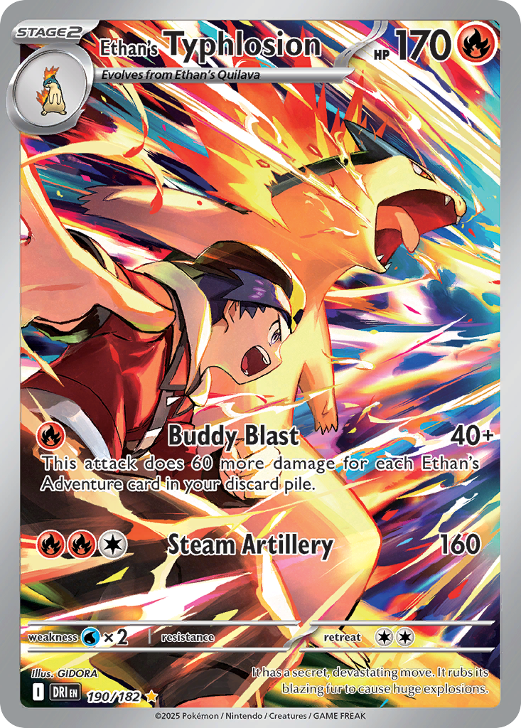 [ENG][NM] Karta Pokemon Ethan's Typhlosion 190/182 - Destined Rivals