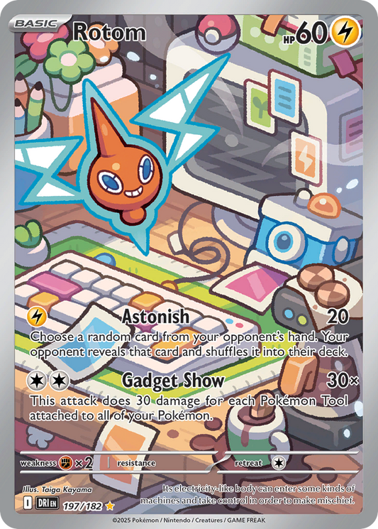 [ENG][NM] Karta Pokemon Rotom 197/182 - Destined Rivals