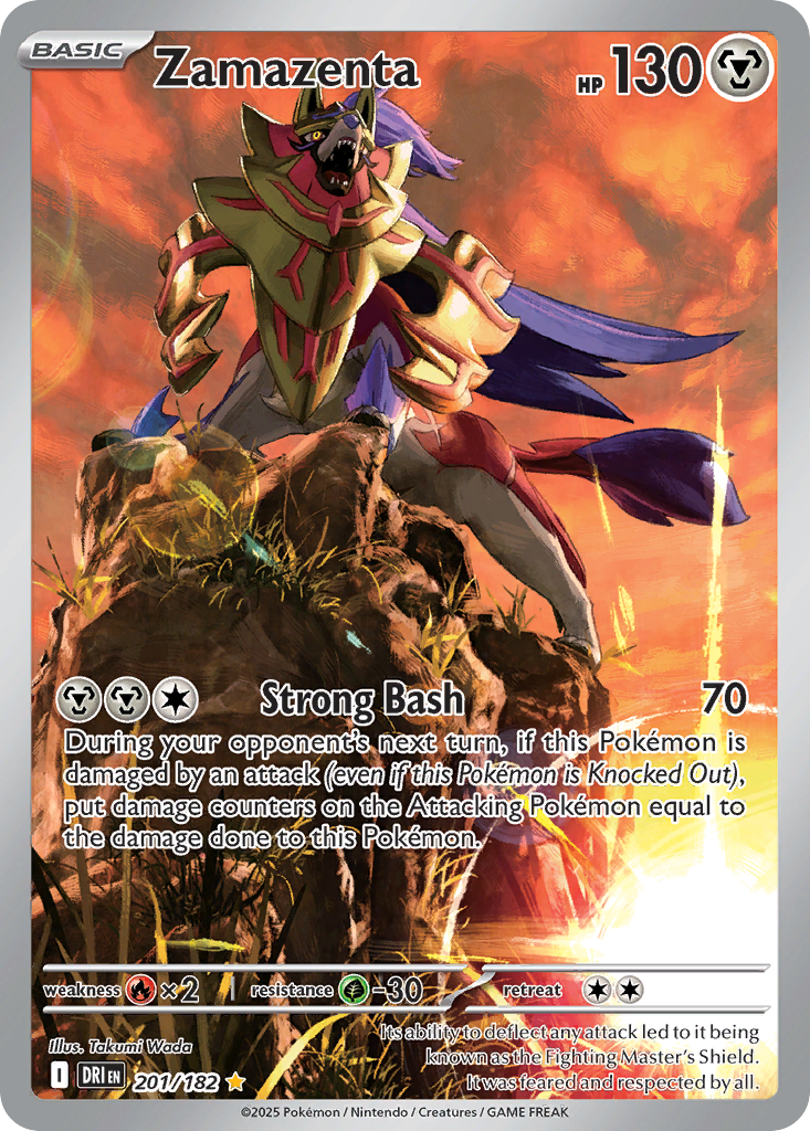 [ENG][NM] Karta Pokemon Zamazenta 201/182 - Destined Rivals