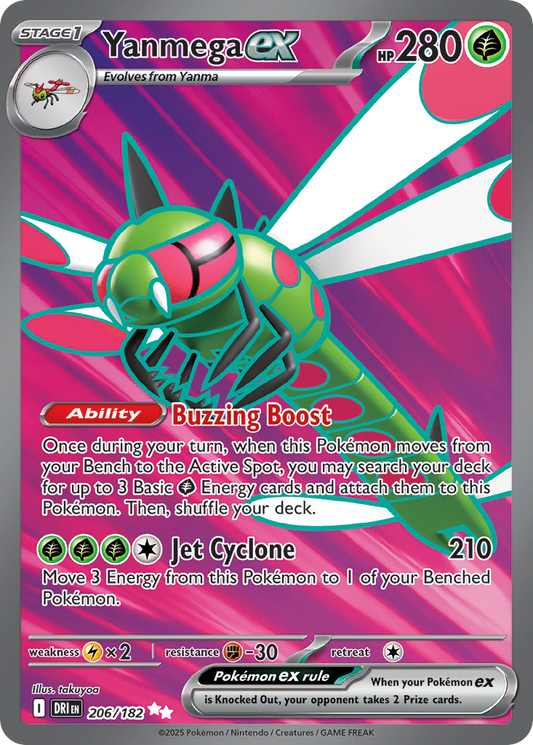 [ENG][NM] Karta Pokemon Yanmega ex 206/182 - Destined Rivals