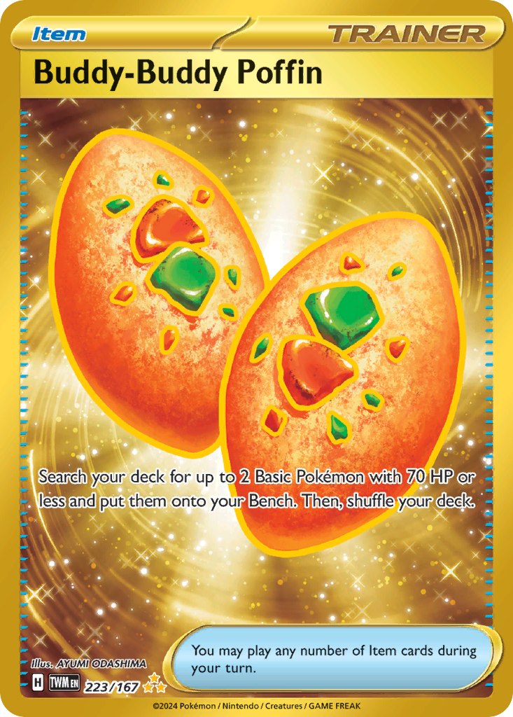 [ENG][NM] Karta Pokemon Buddy-Buddy Poffin 223/167 - Twilight Masquerade