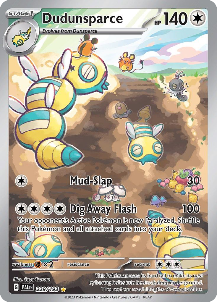 [ENG][NM] Karta Pokemon Dudunsparce 229/193 - Paldea Evolved