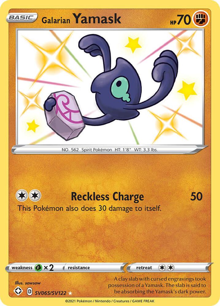 [ENG][NM] Karta Pokemon Galarian Yamask SV065/SV122 - Shining Fates