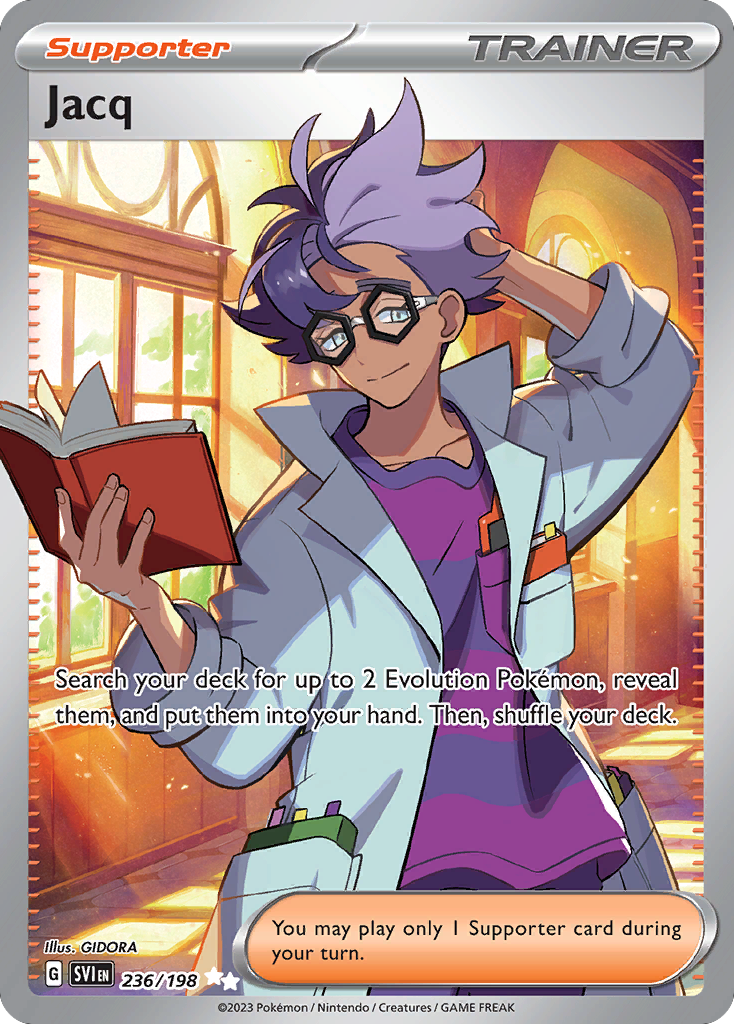 [ENG][NM] Karta Pokemon Jacq 236/198 - Scarlet & Violet Base Set