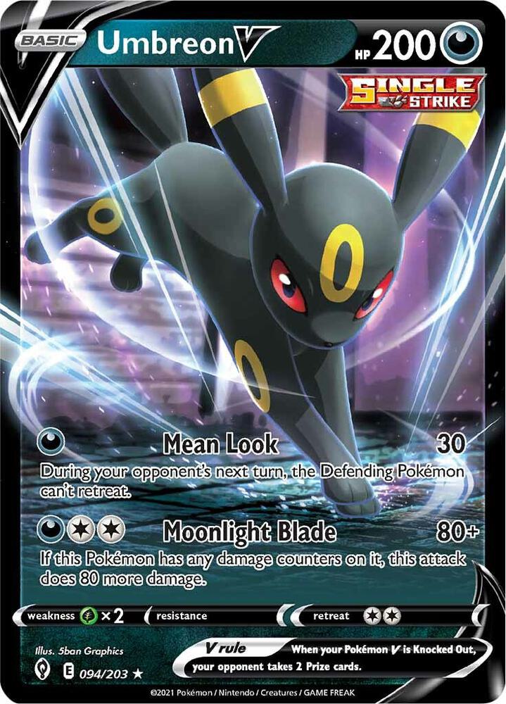 [ENG][NM] Karta Pokemon Umbreon V EVS 094 - Evolving Skies