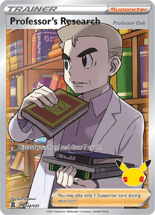 [ENG][NM] Karta Pokemon Professor's Research (Full Art) 024/025 - Celebrations