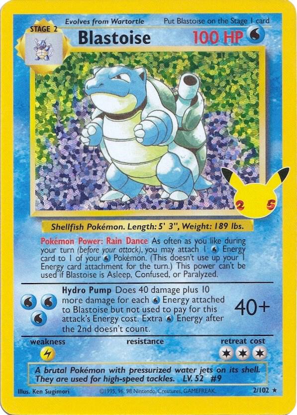 [ENG][NM] Karta Pokemon Blastoise 2/102 - Celebrations