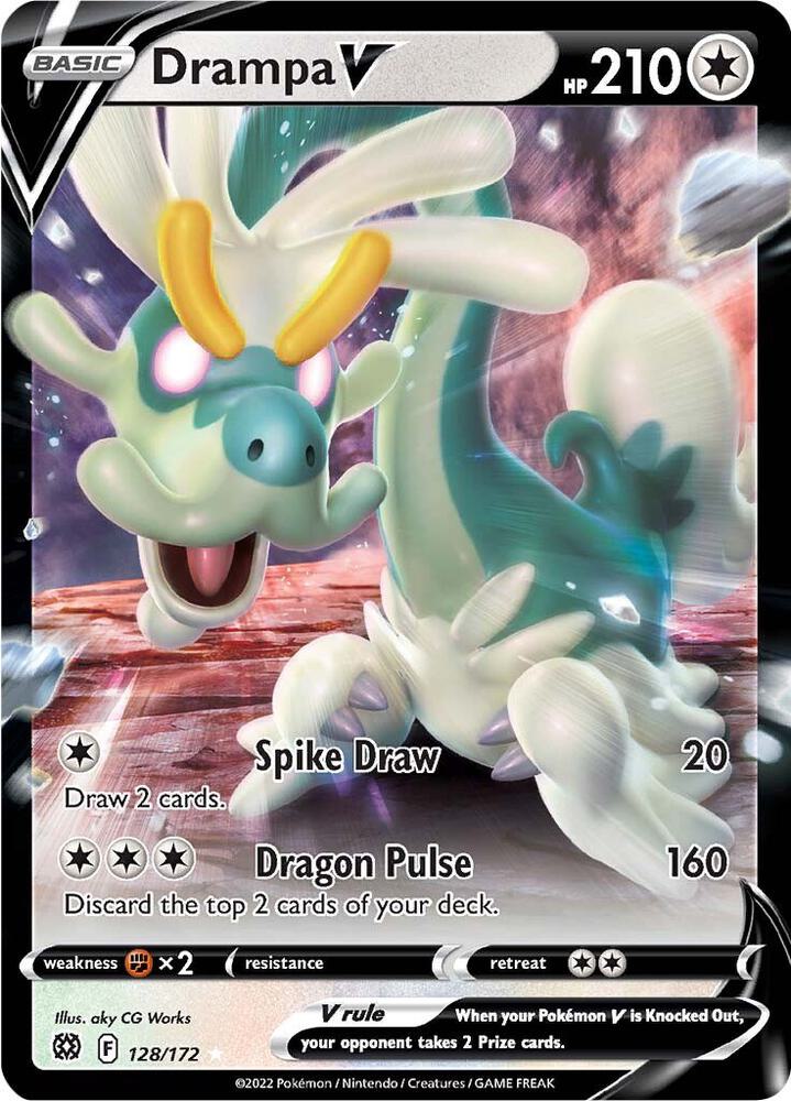 [ENG][NM] Karta Pokemon Drampa V 128/172 - Brilliant Stars