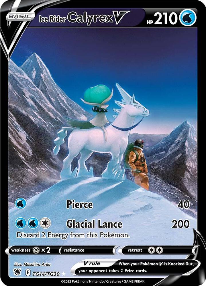 [ENG][NM] Karta Pokemon Ice Rider Calyrex V TG14/TG30 - Astral Radiance