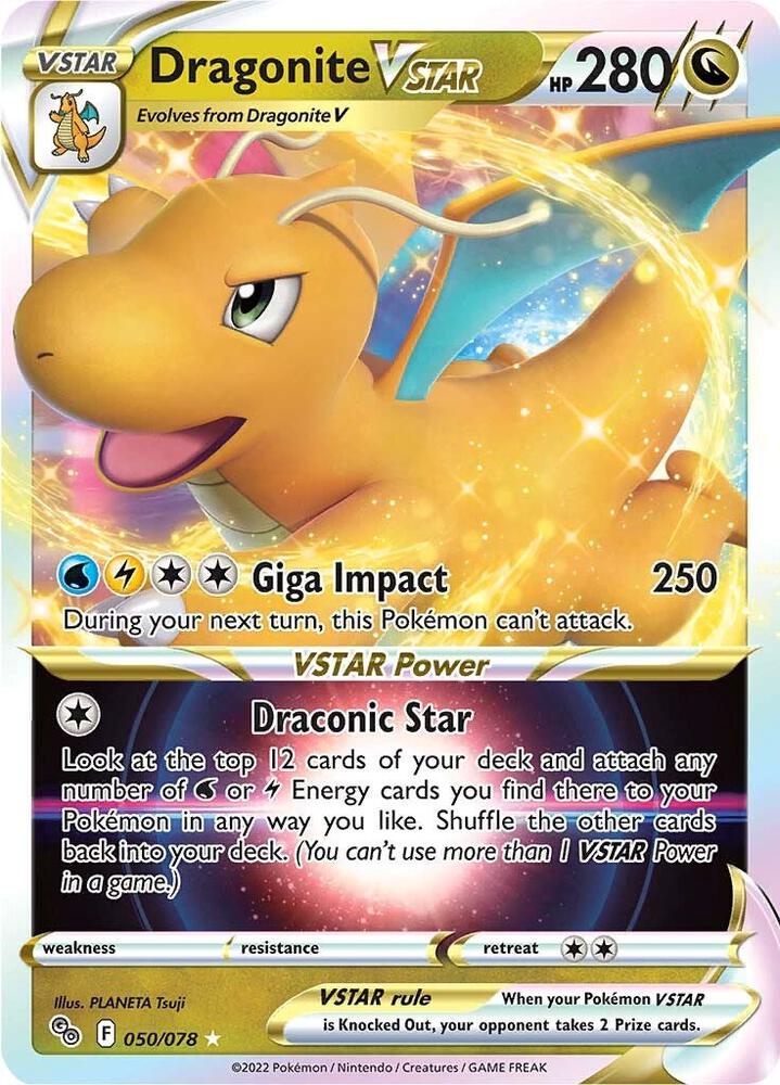 [ENG][NM] Karta Pokemon Dragonite VSTAR 050/078 - Pokemon GO