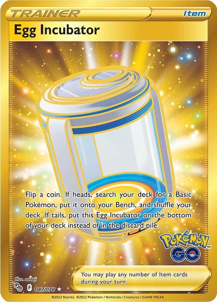 [ENG][NM] Karta Pokemon Egg Incubator (Secret) 087/078 - Pokemon GO