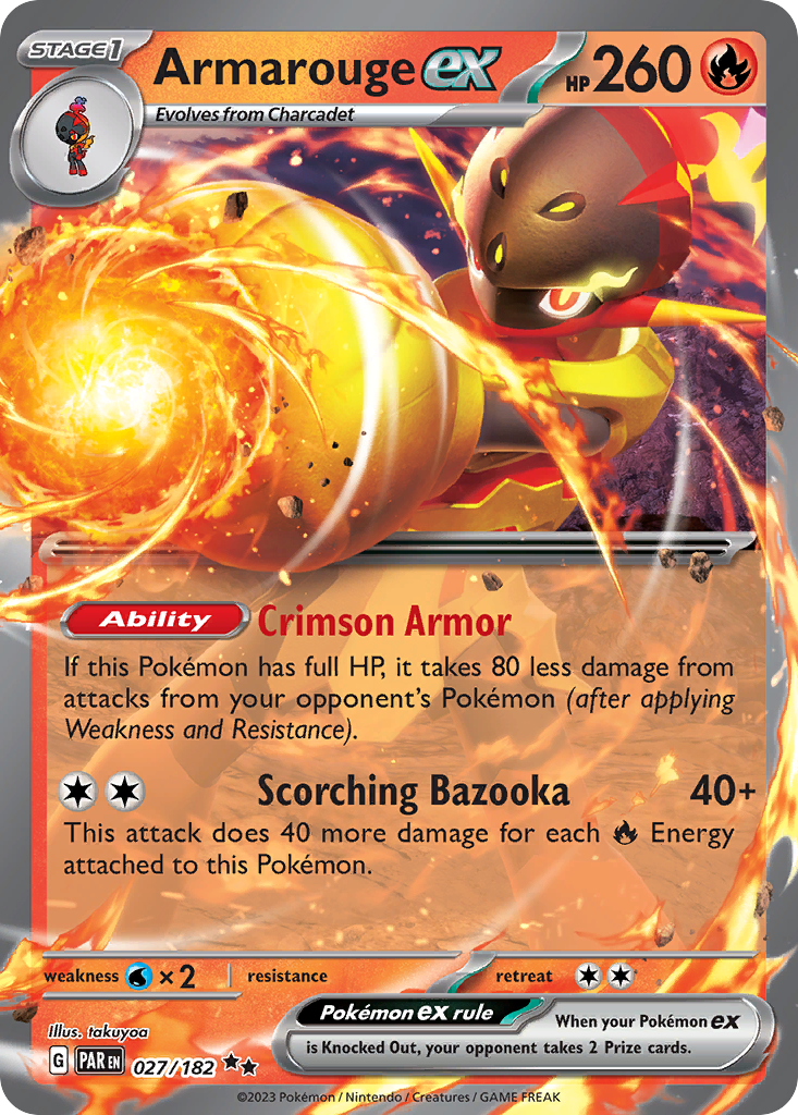 [ENG][NM] Karta Pokemon Armarouge ex 027/182 - Paradox Rift
