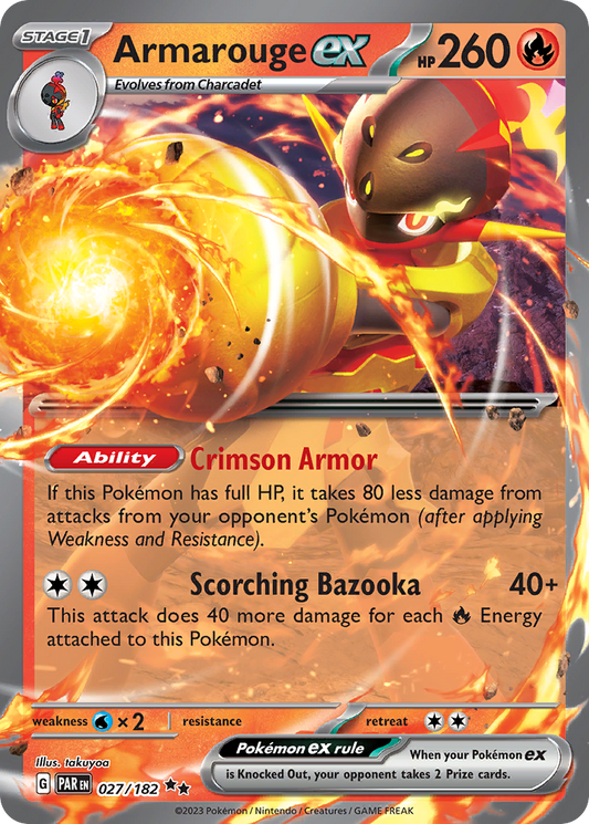 [ENG][NM] Karta Pokemon Armarouge ex 027/182 - Paradox Rift