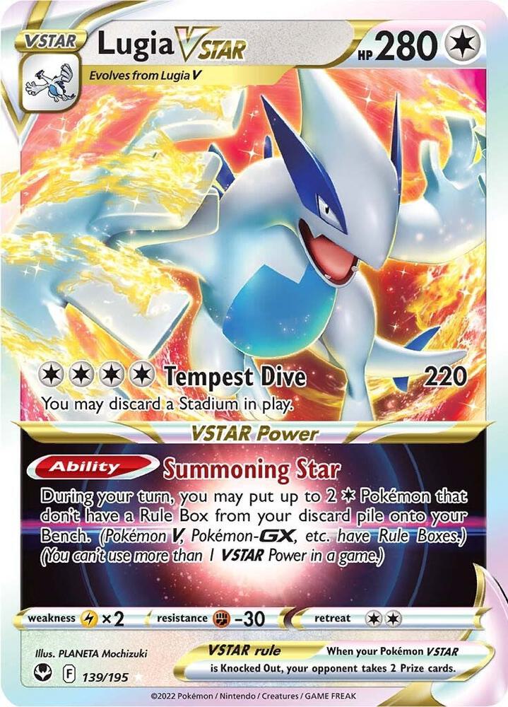[ENG][NM] Karta Pokemon Lugia VSTAR 139/195 - Silver Tempest