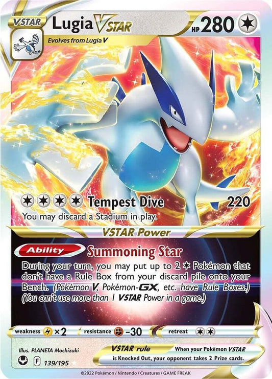 [ENG][NM] Karta Pokemon Lugia VSTAR 139/195 - Silver Tempest