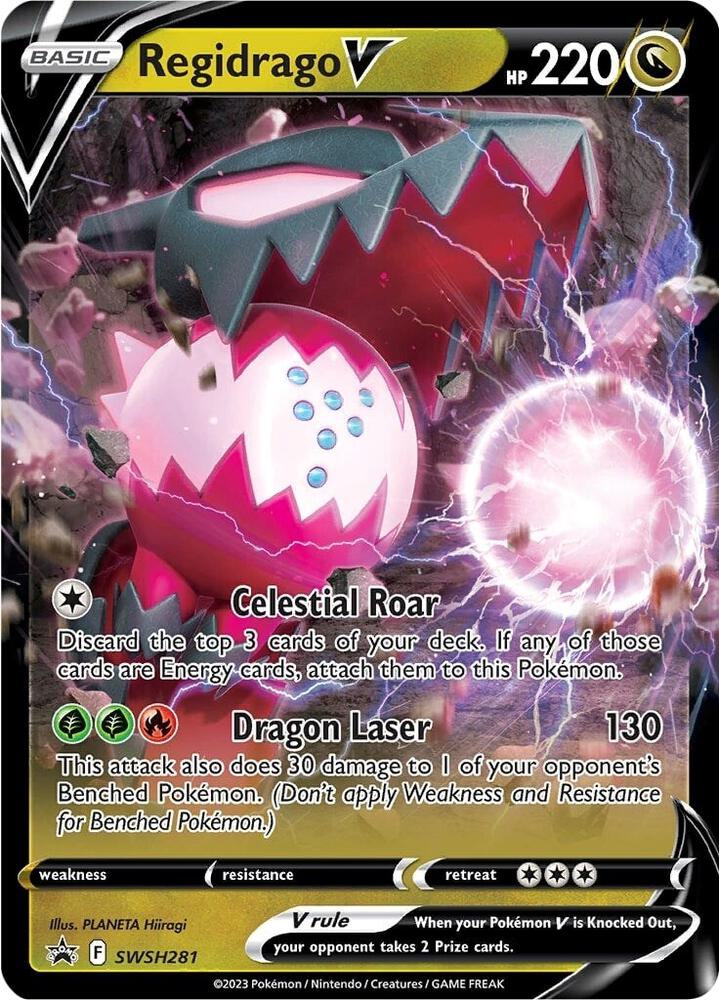 [ENG][NM] Karta Pokemon Regidrago V SWSH281 - Sword & Shield Promos