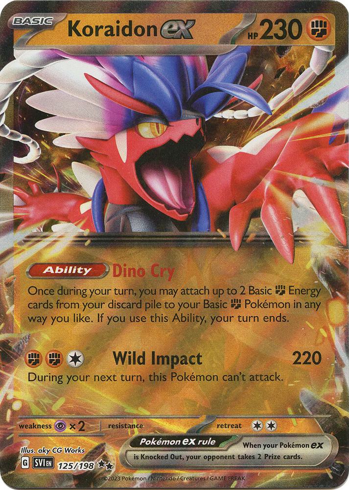 [ENG][NM] Karta Pokemon Koraidon ex 125/198 - Scarlet & Violet