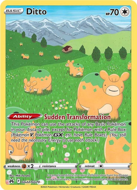 [ENG][NM] Karta Pokemon Ditto GG22/GG70 - Crown Zenith