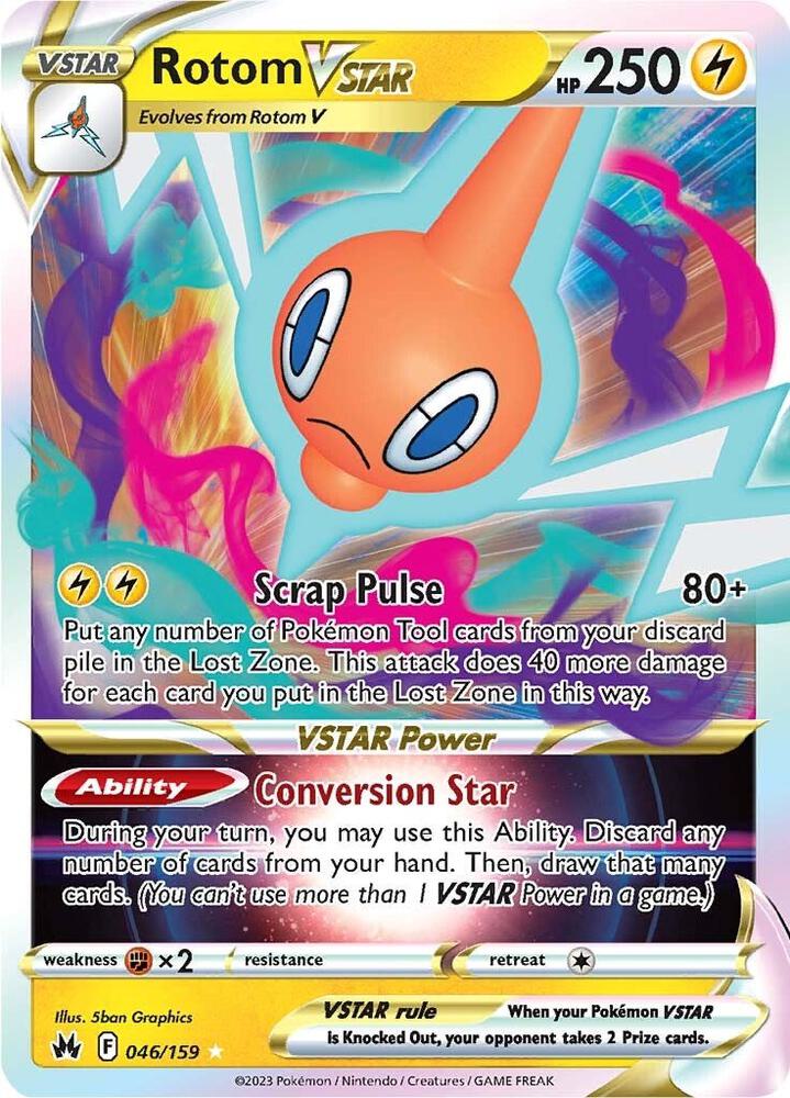 [ENG][NM] Karta Pokemon Rotom VSTAR 046/159 - Crown Zenith