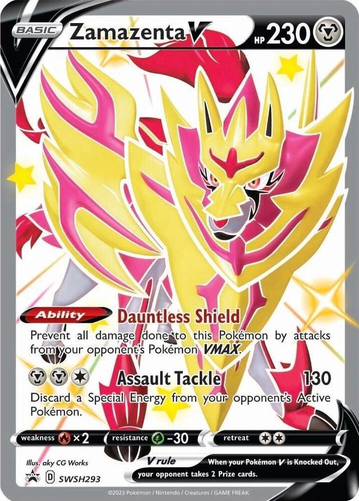 [ENG][NM] Karta Pokemon Zamazenta V swsh293 - SWSH Black Star Promos