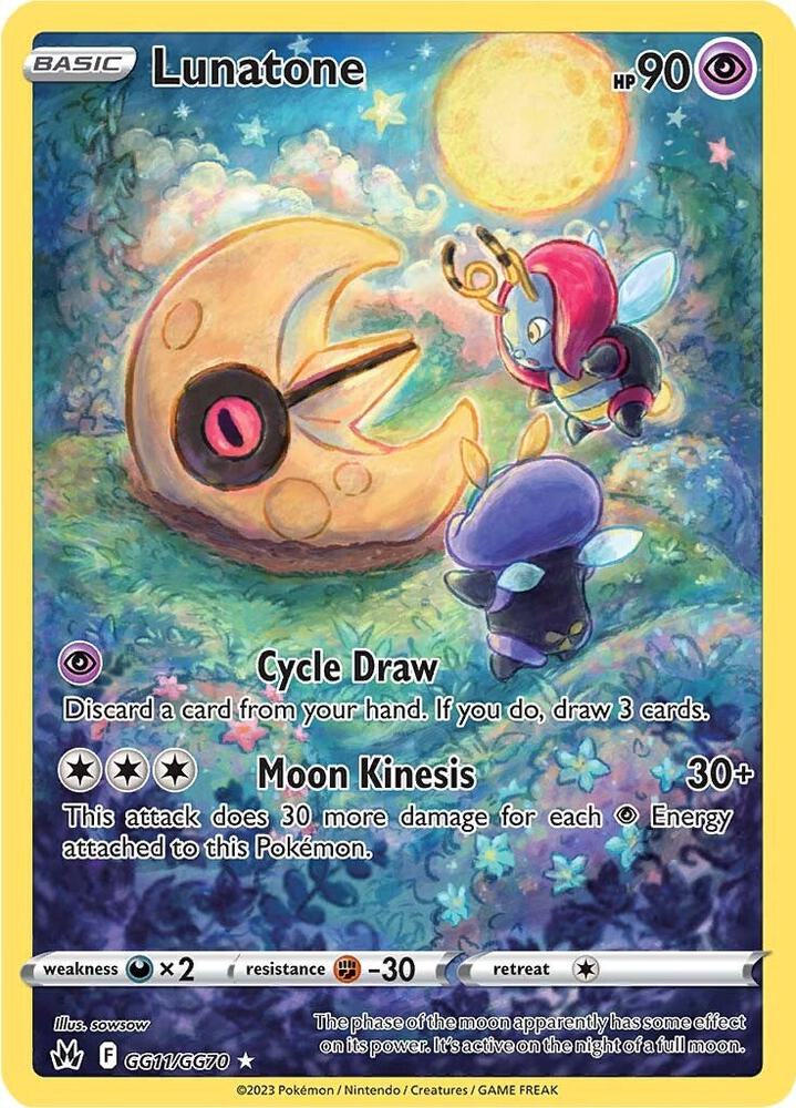 [ENG][NM] Karta Pokemon Lunatone GG11/GG70 - Crown Zenith