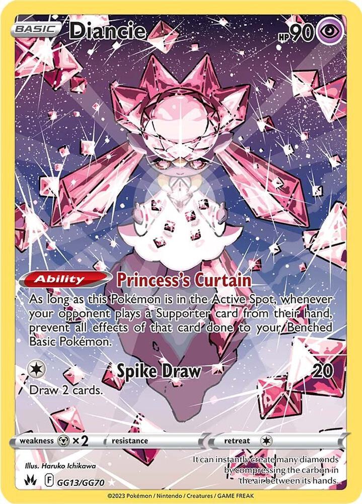 [ENG][NM] Karta Pokemon Diancie GG13/GG70 - Crown Zenith