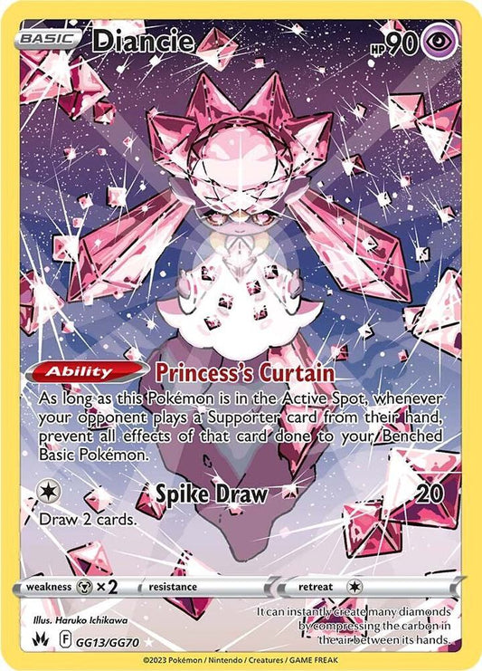 [ENG][NM] Karta Pokemon Diancie GG13/GG70 - Crown Zenith