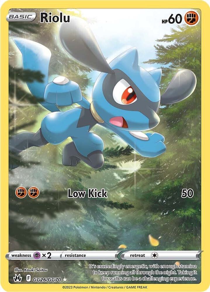 [ENG][NM] Karta Pokemon Riolu GG26/GG70 - Crown Zenith