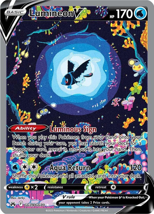 [ENG][NM] Karta Pokemon Lumineon V GG39/GG70 - Crown Zenith
