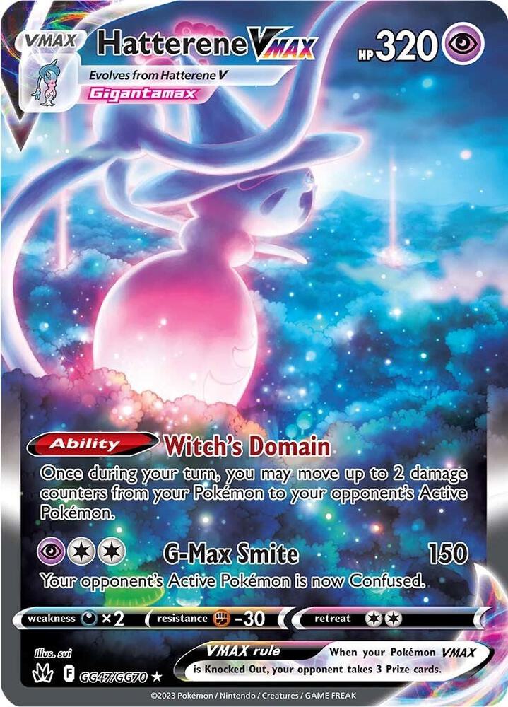 [ENG][NM] Karta Pokemon Hatterene VMAX gg47 - Crown Zenith