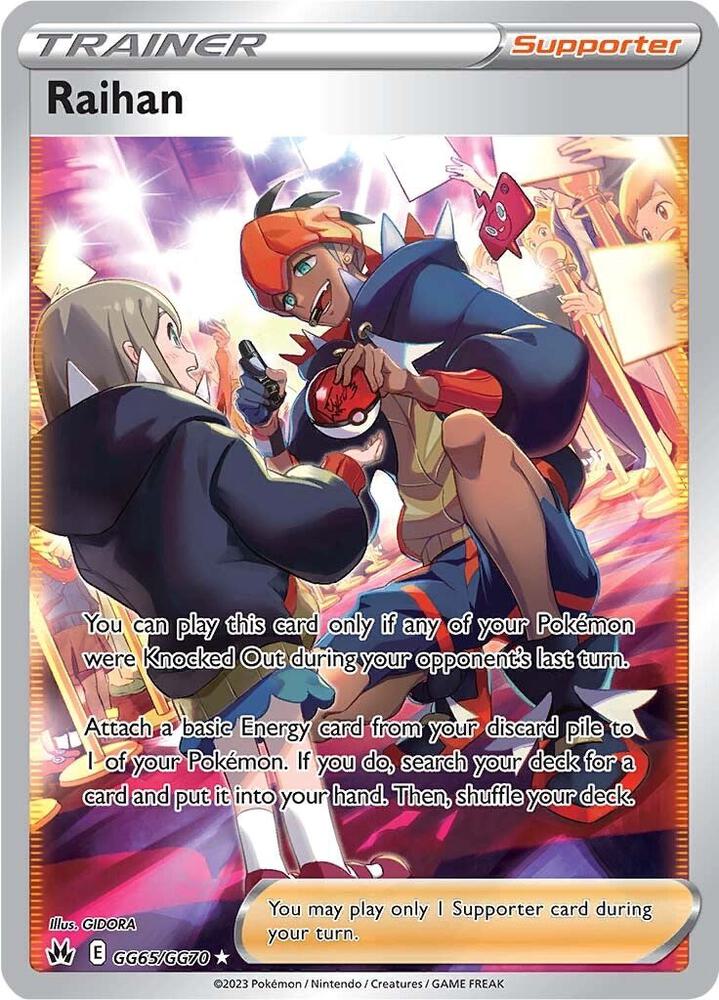 [ENG][NM] Karta Pokemon Raihan GG65/GG70 - Crown Zenith