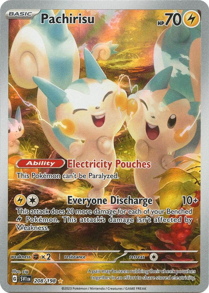 [ENG][NM] Karta Pokemon Pachirisu 208/198 - Scarlet & Violet Base Set