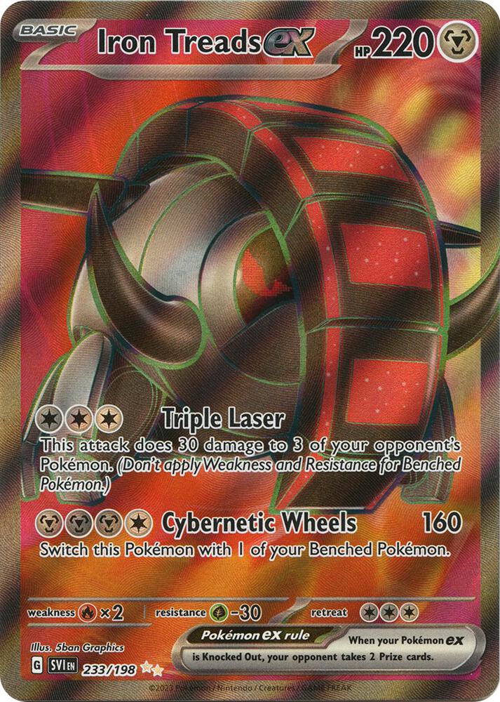 [ENG][NM] Karta Pokemon Iron Treads ex 233/198 - Scarlet & Violet Base Set