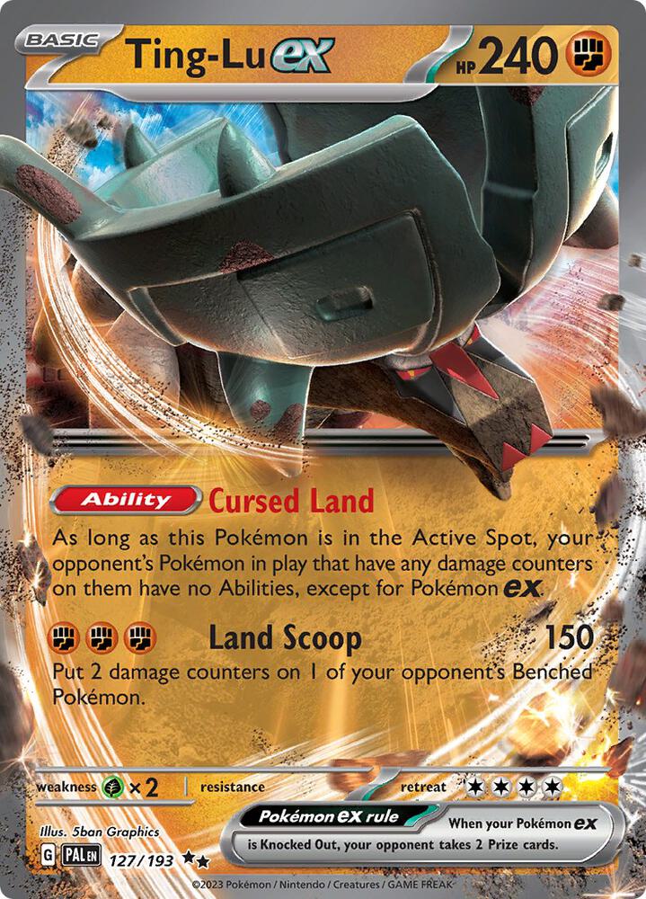 [ENG][NM] Karta Pokemon Ting-Lu ex 127/193 - Paldea Evolved