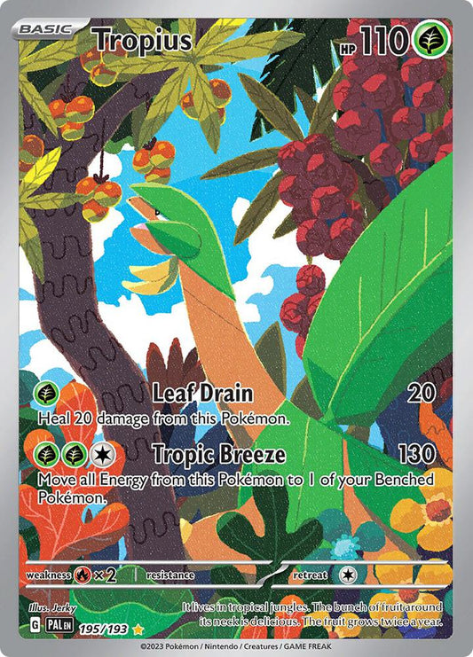 [ENG][NM] Karta Pokemon Tropius 195/193 - Paldea Evolved