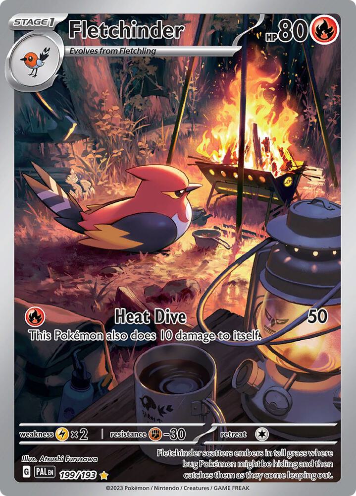 [ENG][NM] Karta Pokemon Fletchinder 199/193 - Paldea Evolved