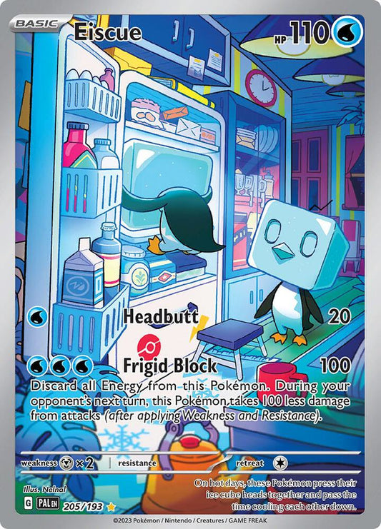 [ENG][NM] Karta Pokemon Eiscue 205/193 - Paldea Evolved